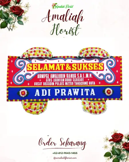 Papan Bunga Ucapan Selamat Marga Mulya